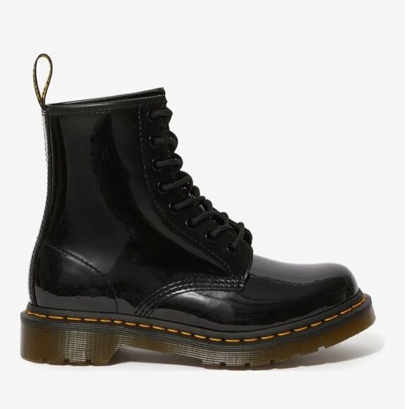 🥾Doc Martens, genuine leather with patent gloss coating. NIB, Size 7. - Picture 1 of 12